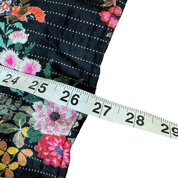 Johnny Was Black Floral Top - Picture 10 of 10